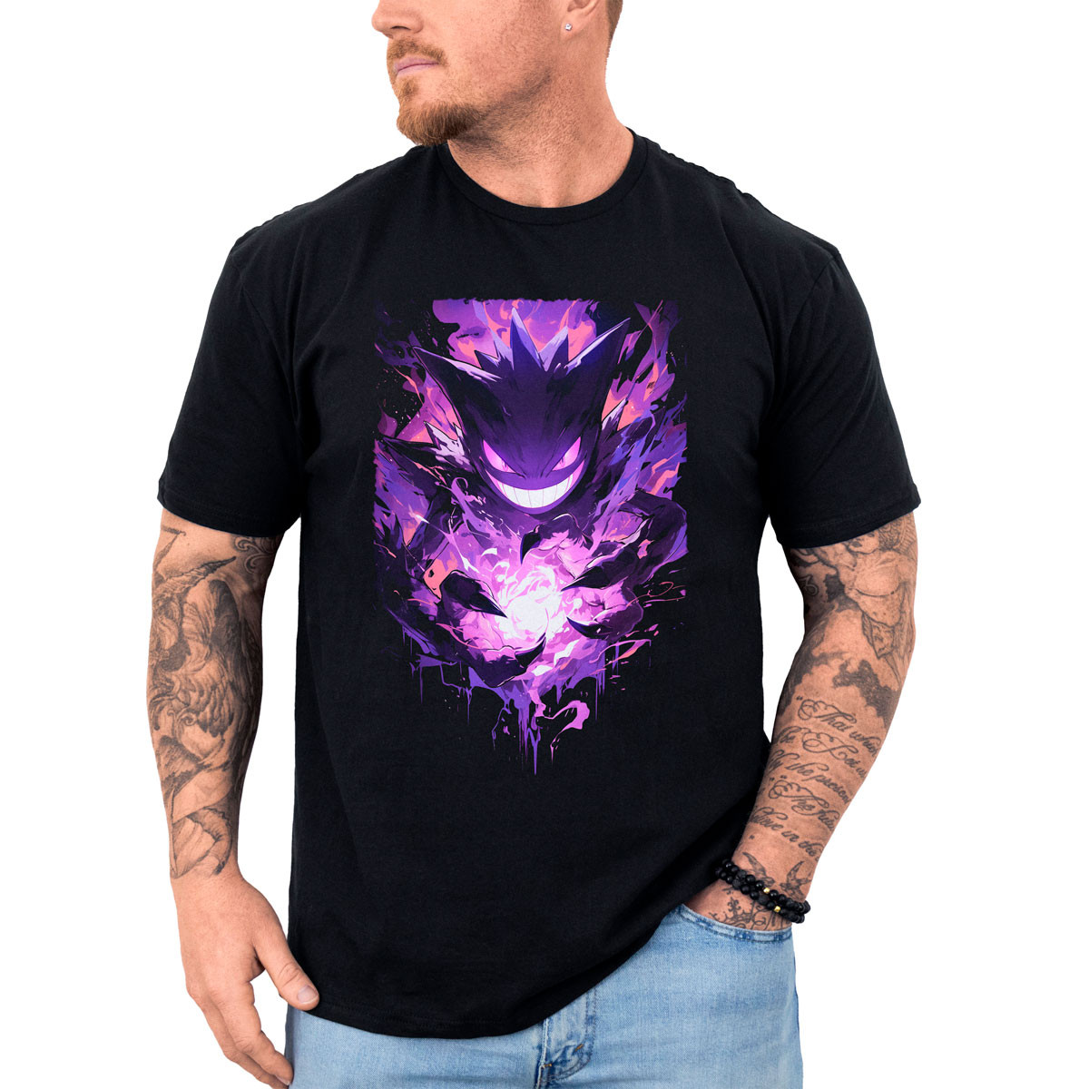 poleras-hombre-anime-haunter-full-power-batalla