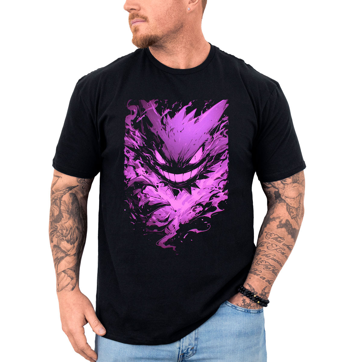 poleras-hombre-anime-haunter-sketch-pokemon-negro