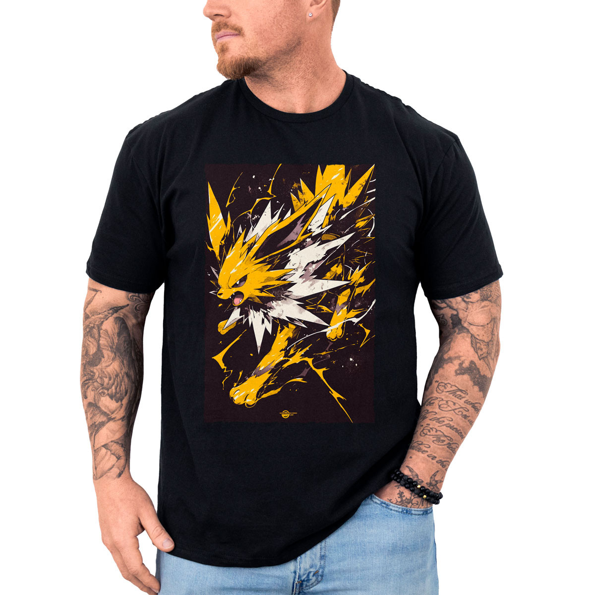 poleras-hombre-anime-jolteon-battle-pokemon