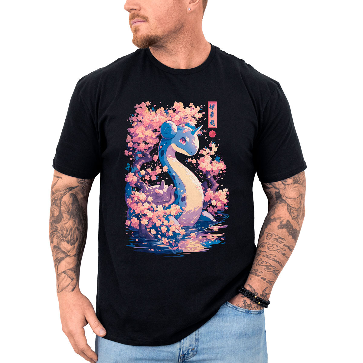 poleras-hombre-anime-lapras-cerezos-anime
