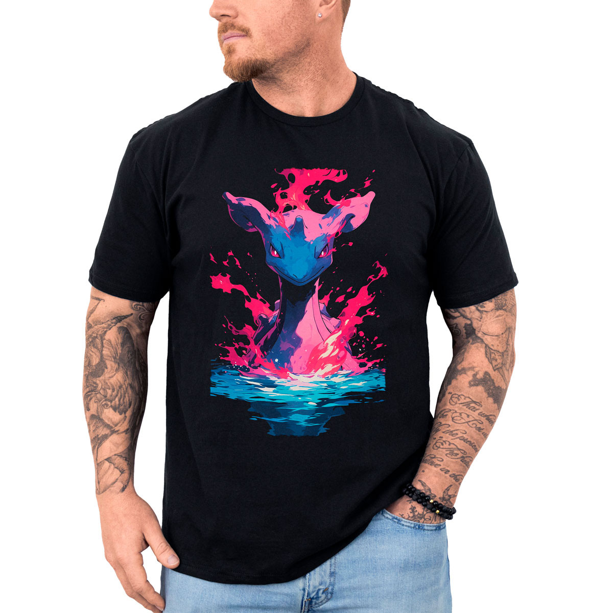 poleras-hombre-anime-lapras-estampada-frontal
