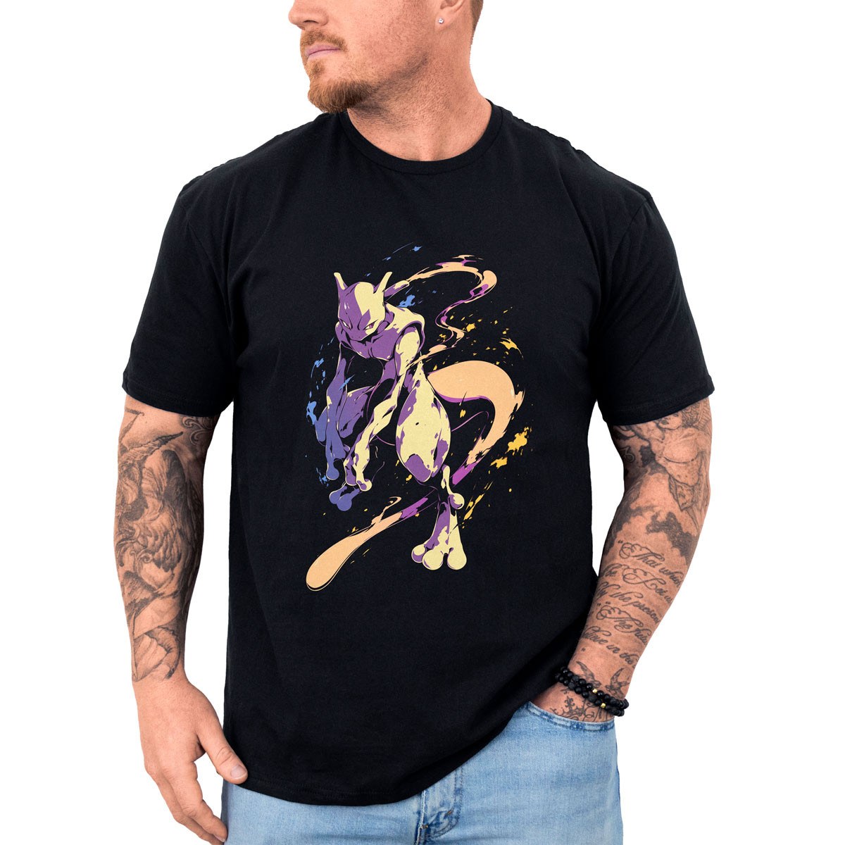 poleras-hombre-anime-mewtwo-silueta-pok-mon-batalla
