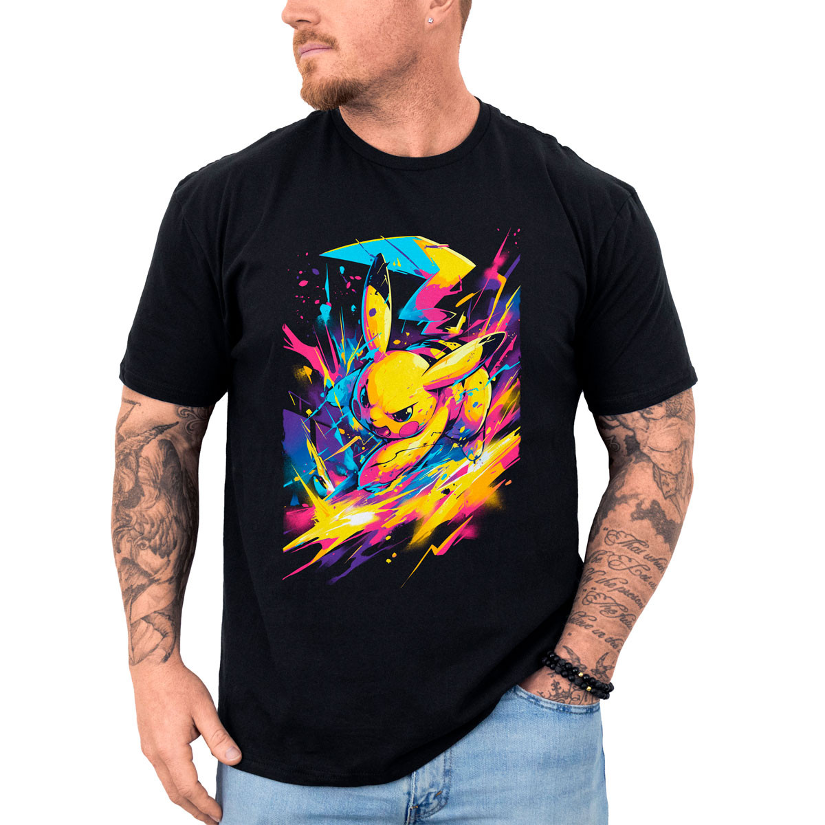 poleras-hombre-anime-pikachu-atacando-pok-dex