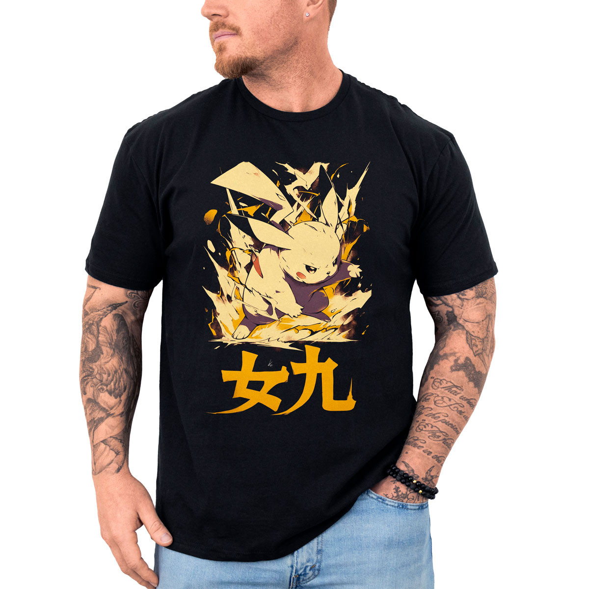 poleras-hombre-anime-pikachu-full-power-impactante-