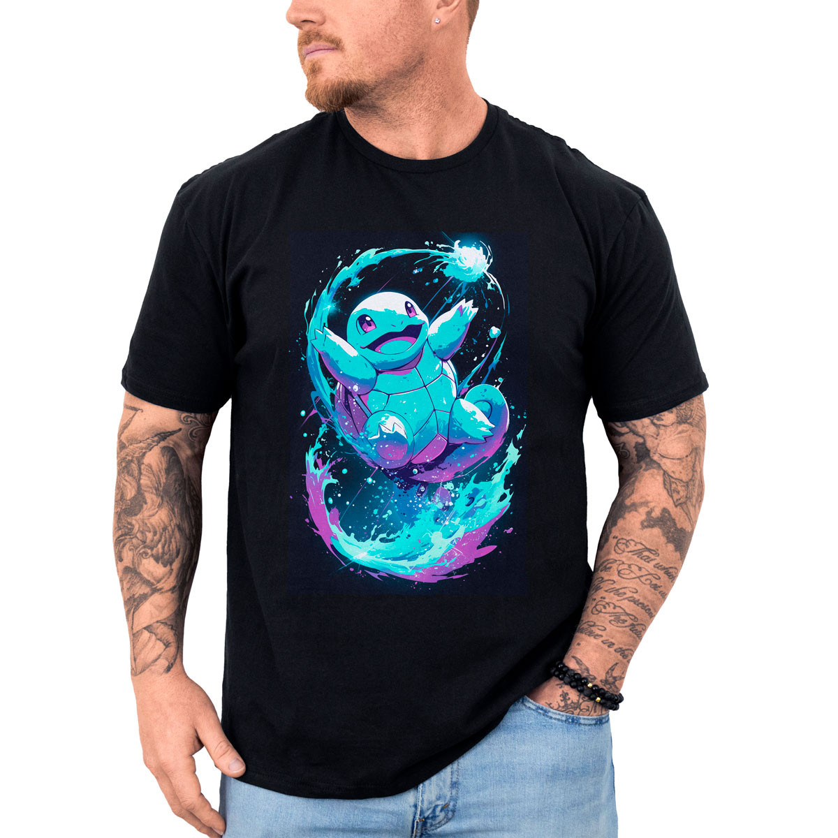 poleras-hombre-anime-squirtle-water-type-pokemon