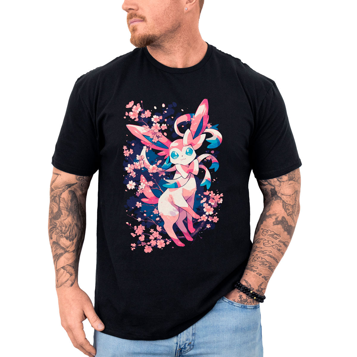 poleras-hombre-anime-sylveon-cherry-blossoms-dise-o-de-manga-corta