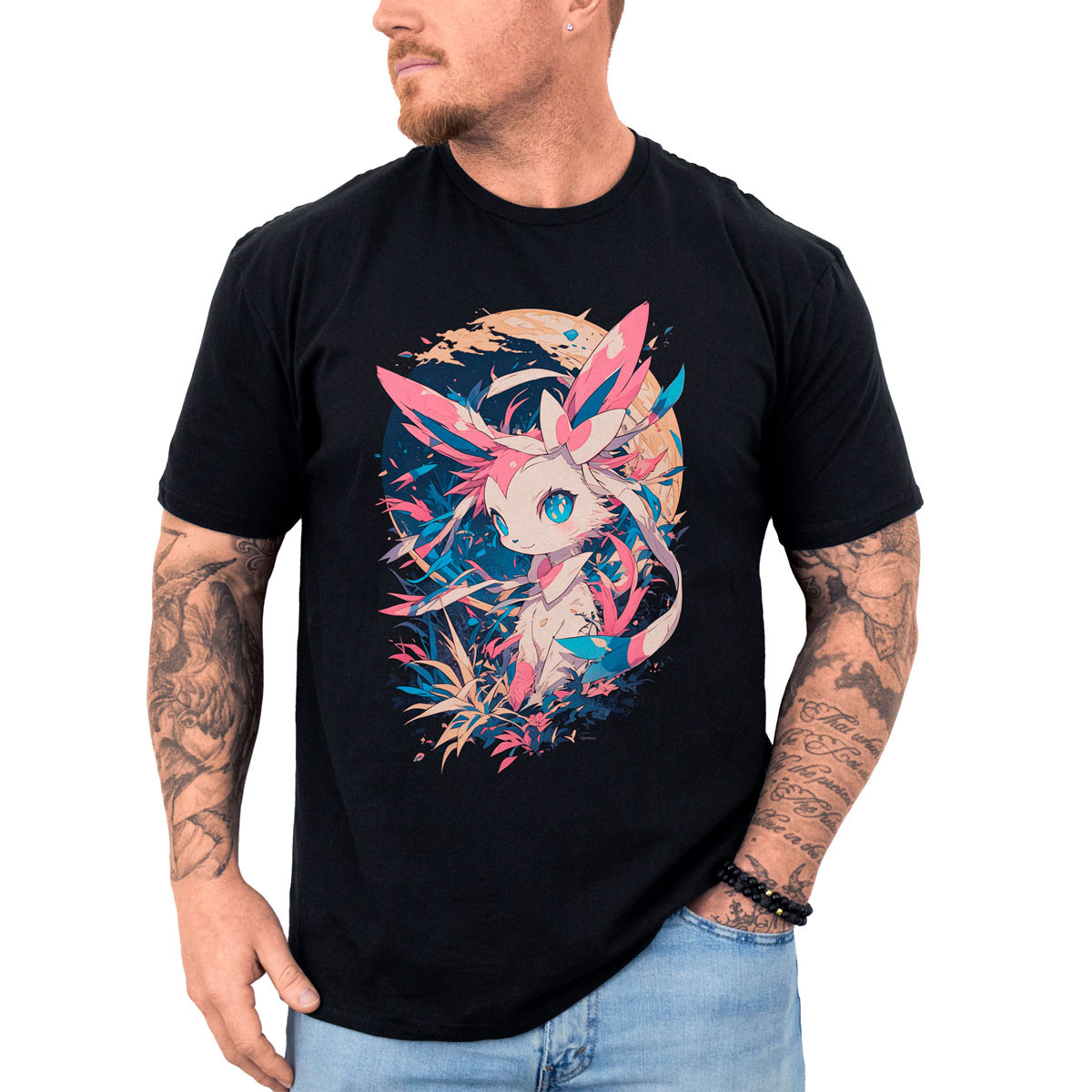 poleras-hombre-anime-sylveon-estampada-entrenador