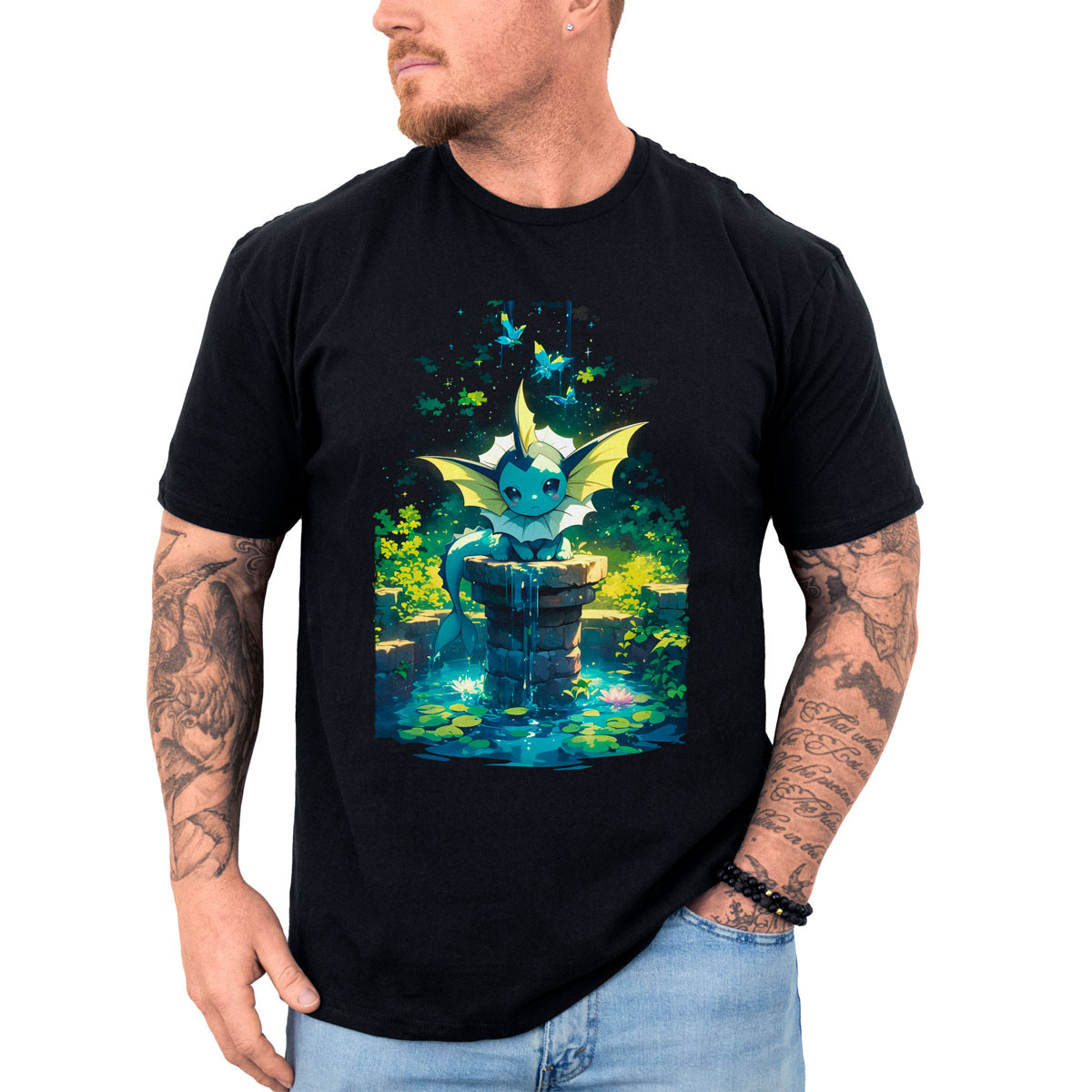 poleras-hombre-anime-vaporeon-chilling-water
