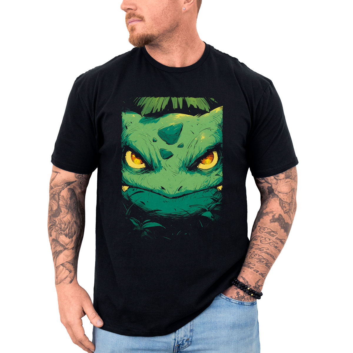 poleras-hombre-anime-venusaur-ojos-pokemon