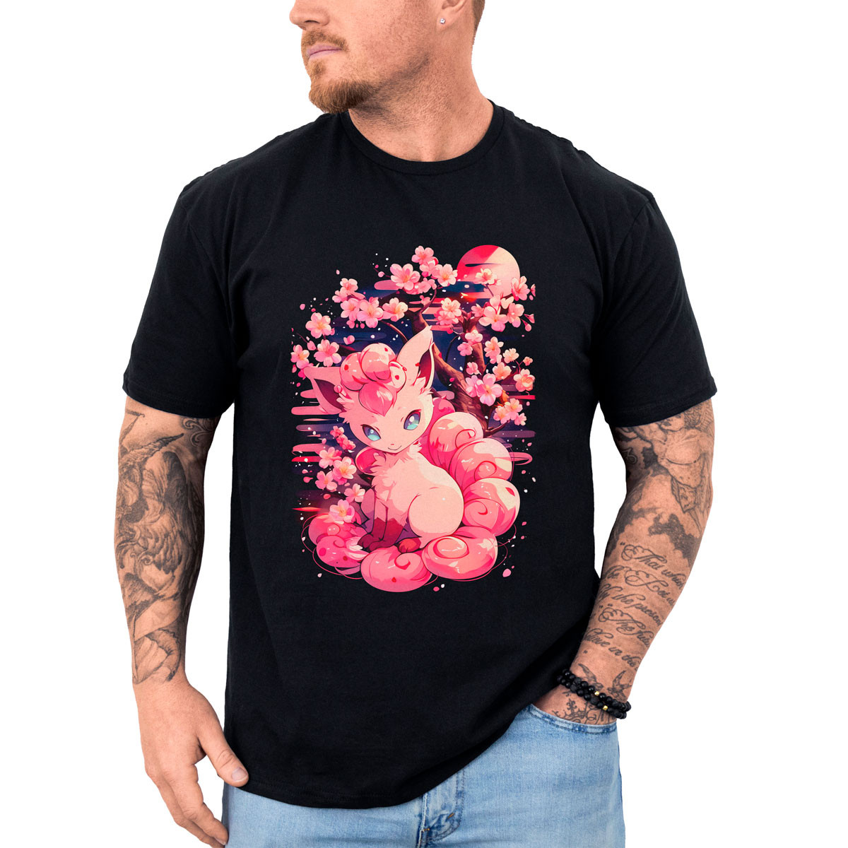 poleras-hombre-anime-vulpix-flores-cerezo-pok-mon