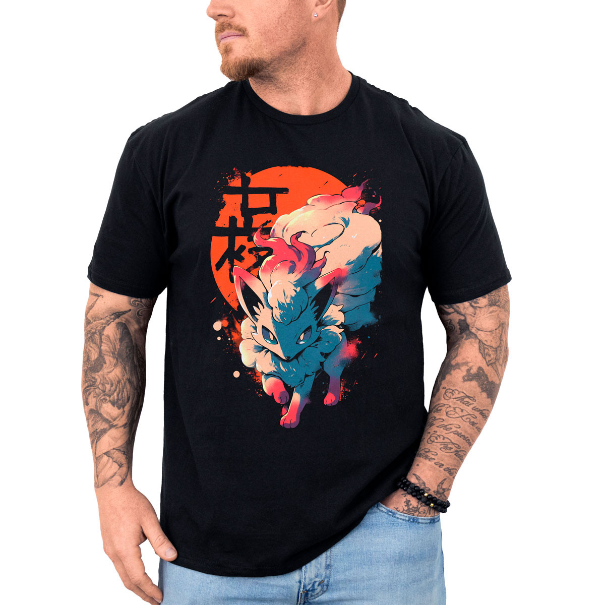 poleras-hombre-anime-vulpix-ink-estilo-pok-mon-batallas