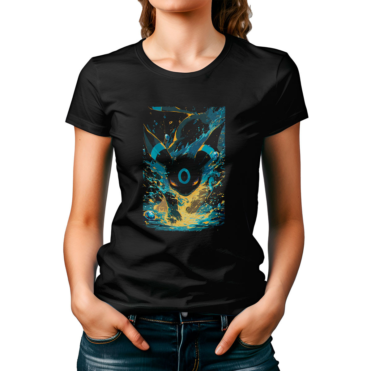 poleras-manga-corta-gym-pok-mon-umbreon-battle-anime