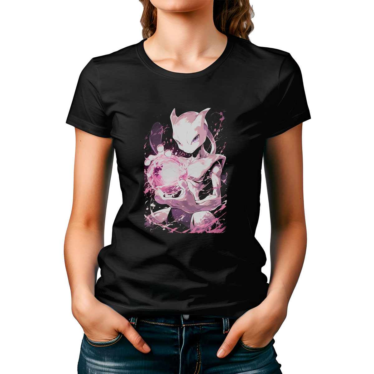 poleras-mewtwo-pok-mon-negro-estampado-brillante