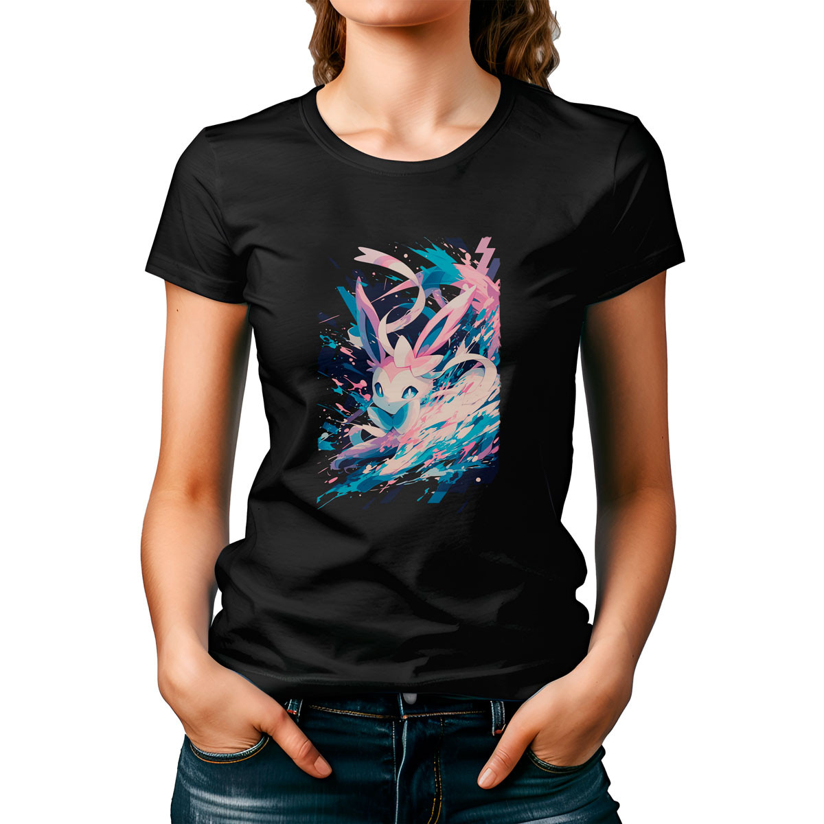 poleras-mujer-design-sylveon-draining-kiss-negro
