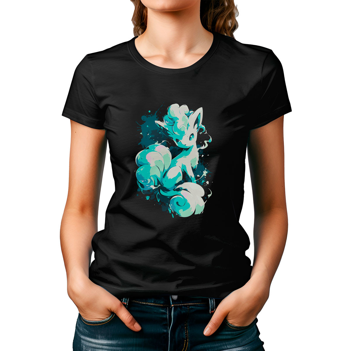 poleras-mujer-dise-o-vulpix-brillante-anime-pok-mon