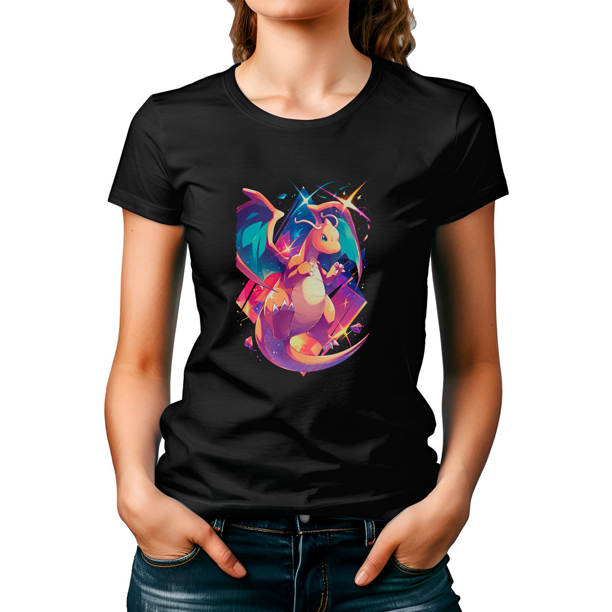 poleras-mujer-dragonite-brillante-de-pokemon-anime