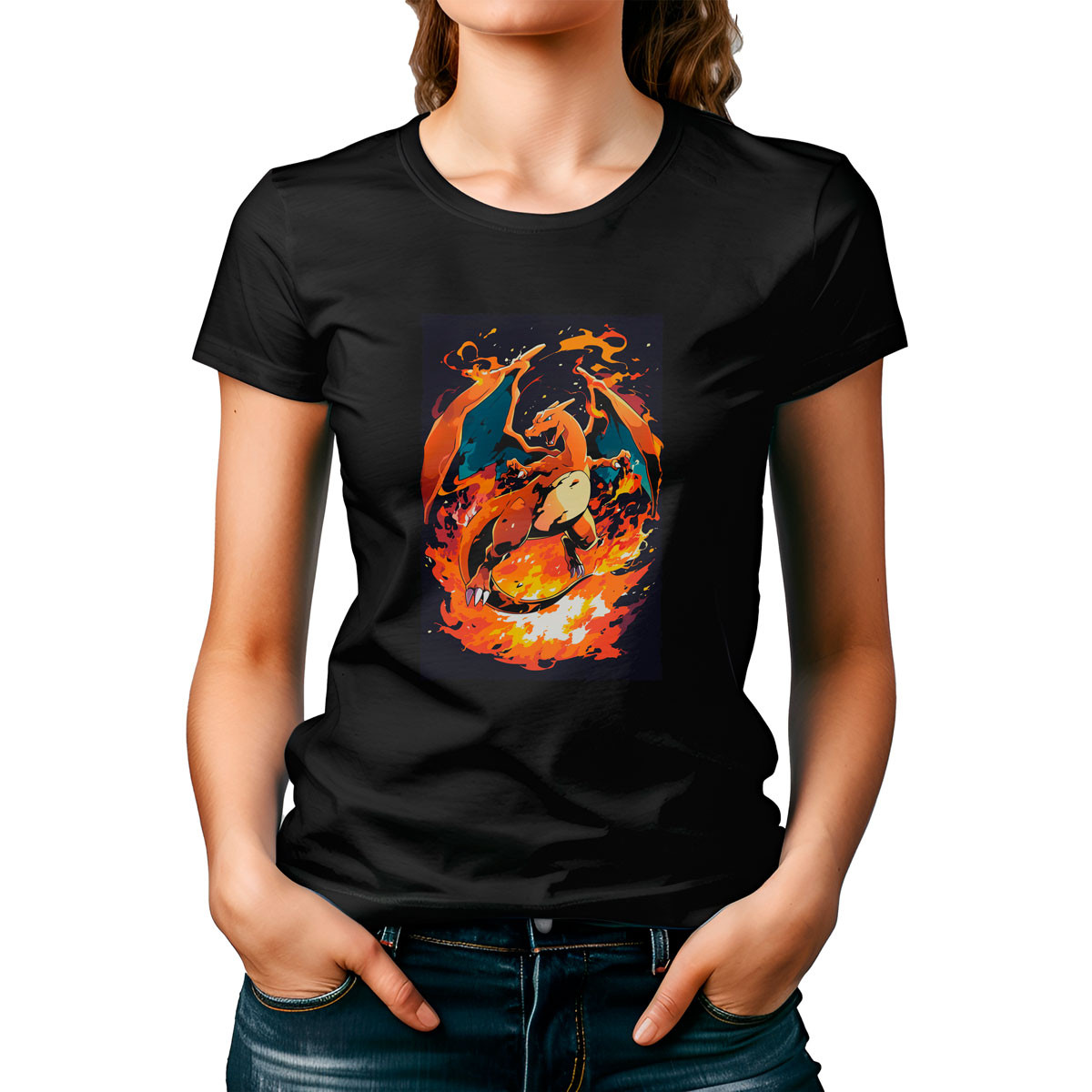 poleras-mujer-estampada-charizard-heat-wave-pok-mon