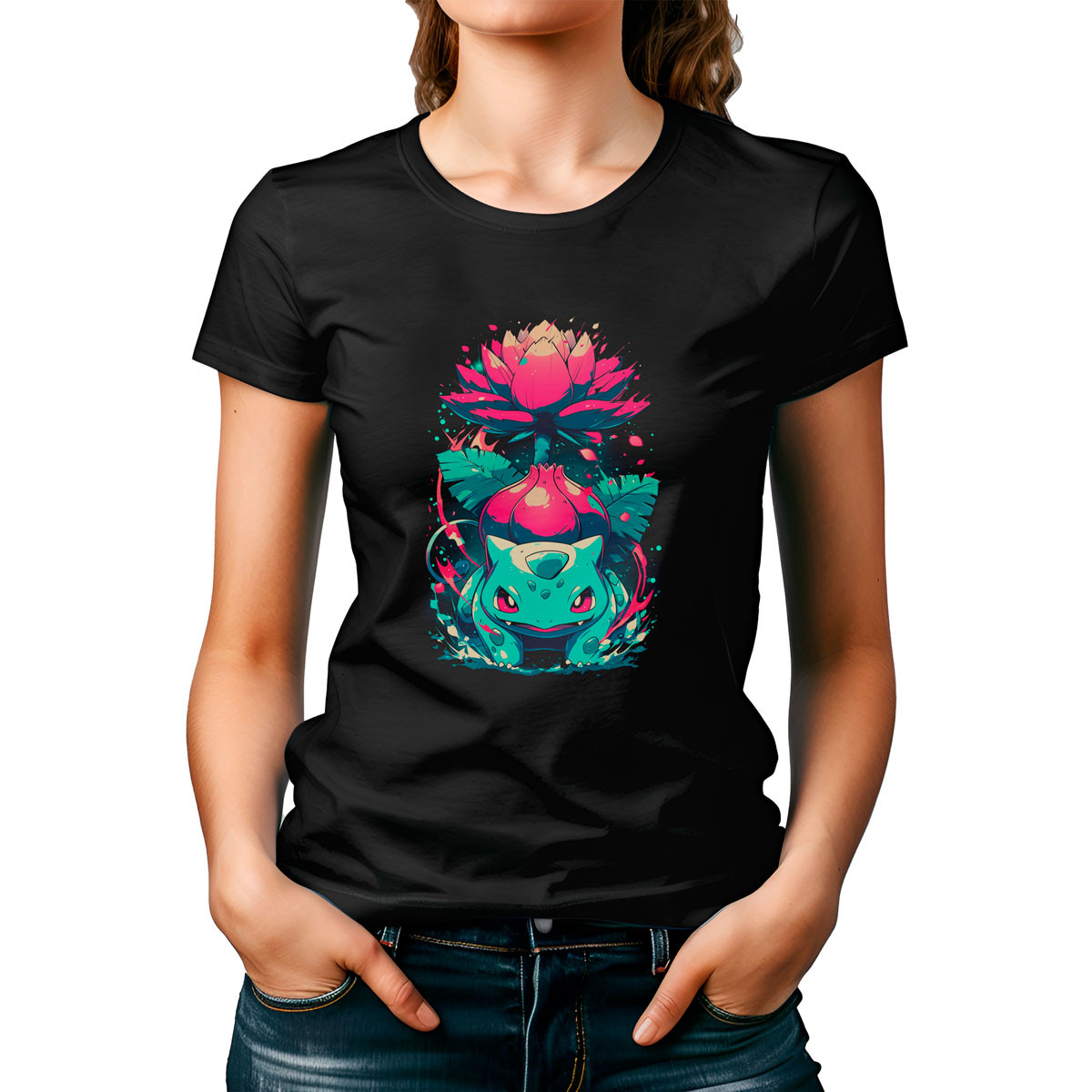 poleras-mujer-estampada-frontal-gym-bulbasaur-shiny-pok-mon-anime-negro-23