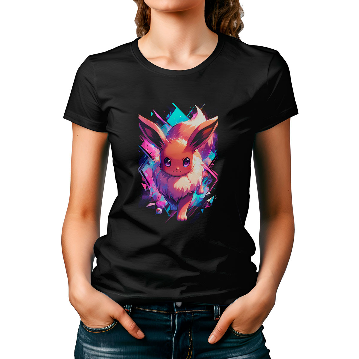 poleras-mujer-estampada-gym-eevee-babydoll-eyes