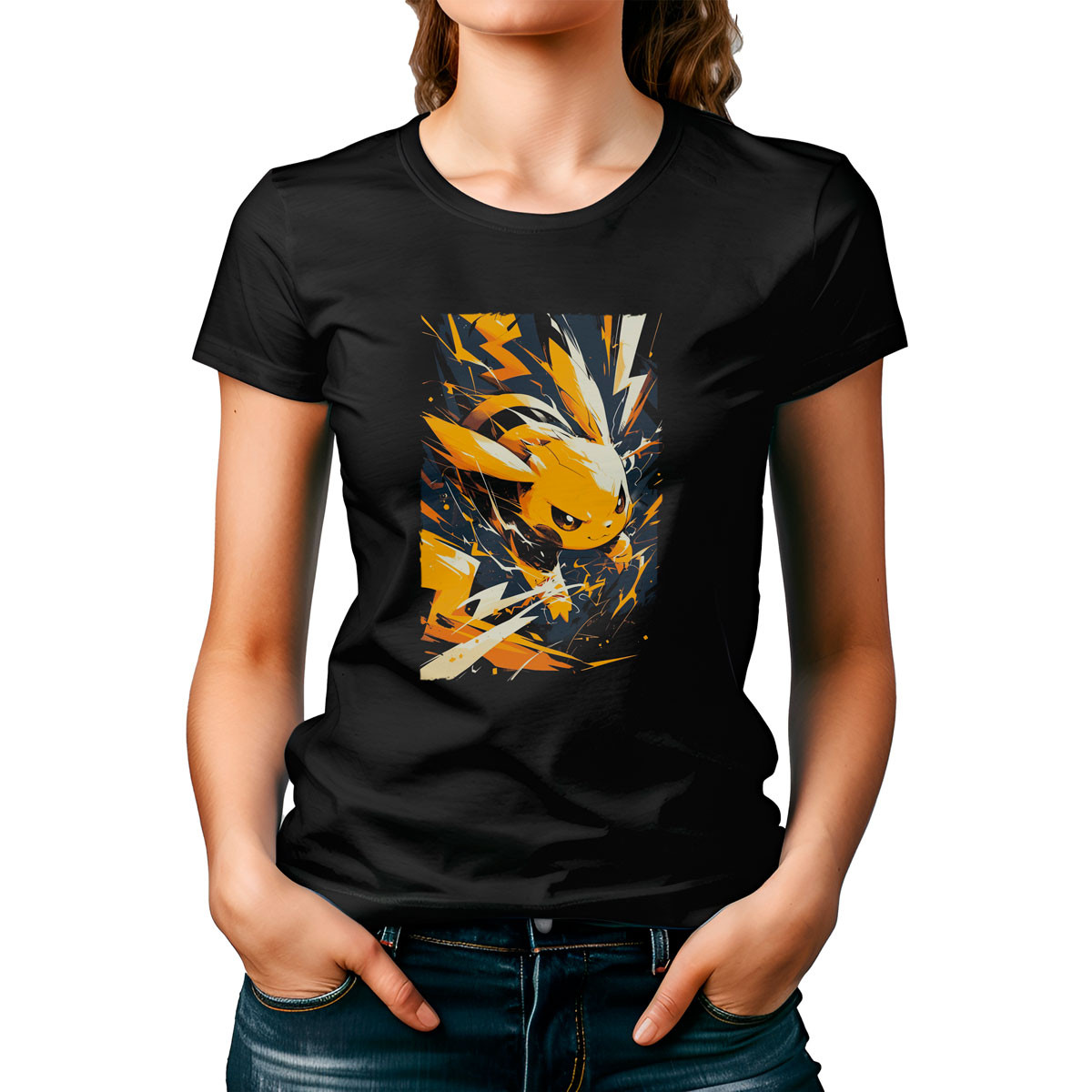 poleras-mujer-estampada-pikachu-electric-anime