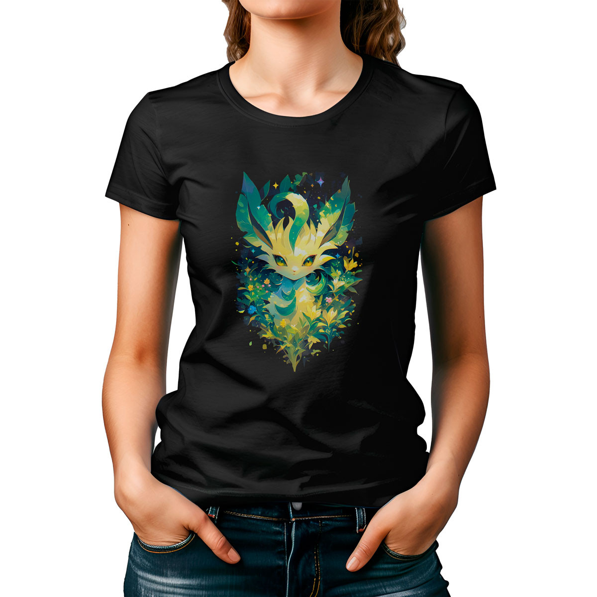 poleras-mujer-estampado-leafeon-lotus-pokemon-anime