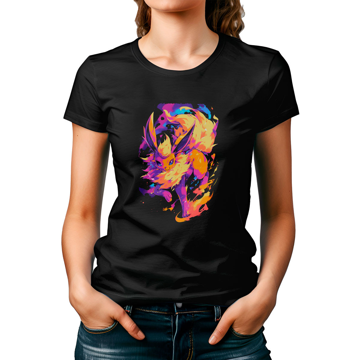poleras-mujer-flareon-fire-fang-manga-corta-gym-design