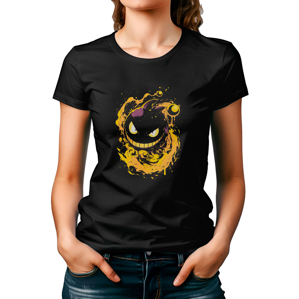 poleras-mujer-gastly-cute-pokemon-anime-negro