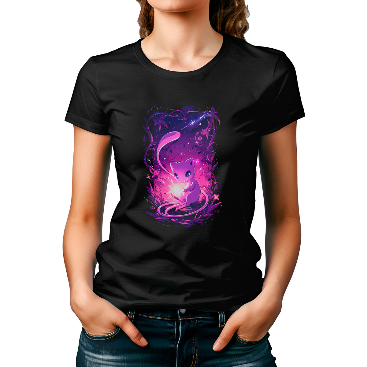 poleras-mujer-negra-gym-poke-glowing-anime-black