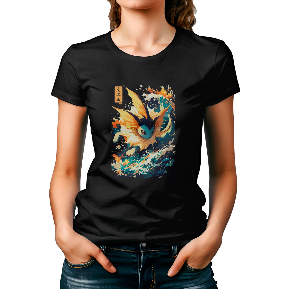 poleras-mujer-suave-batallas-pok-mon-vaporeon-negro