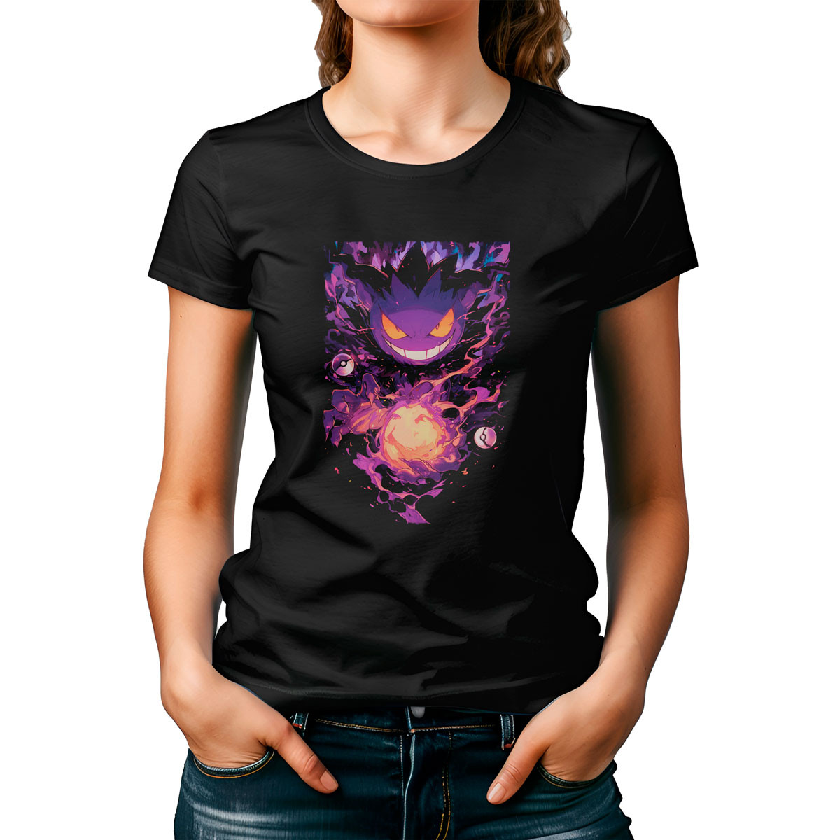 poleras-mujer-suave-gym-estampado-gastly-maldici-n