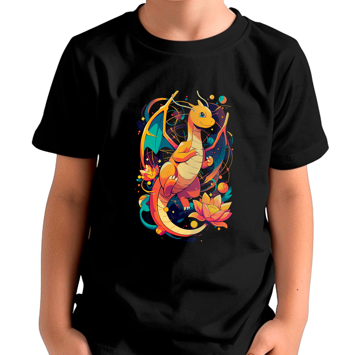 poleras-suave-batalla-dragonite-lotus-pokemon-anime-negra