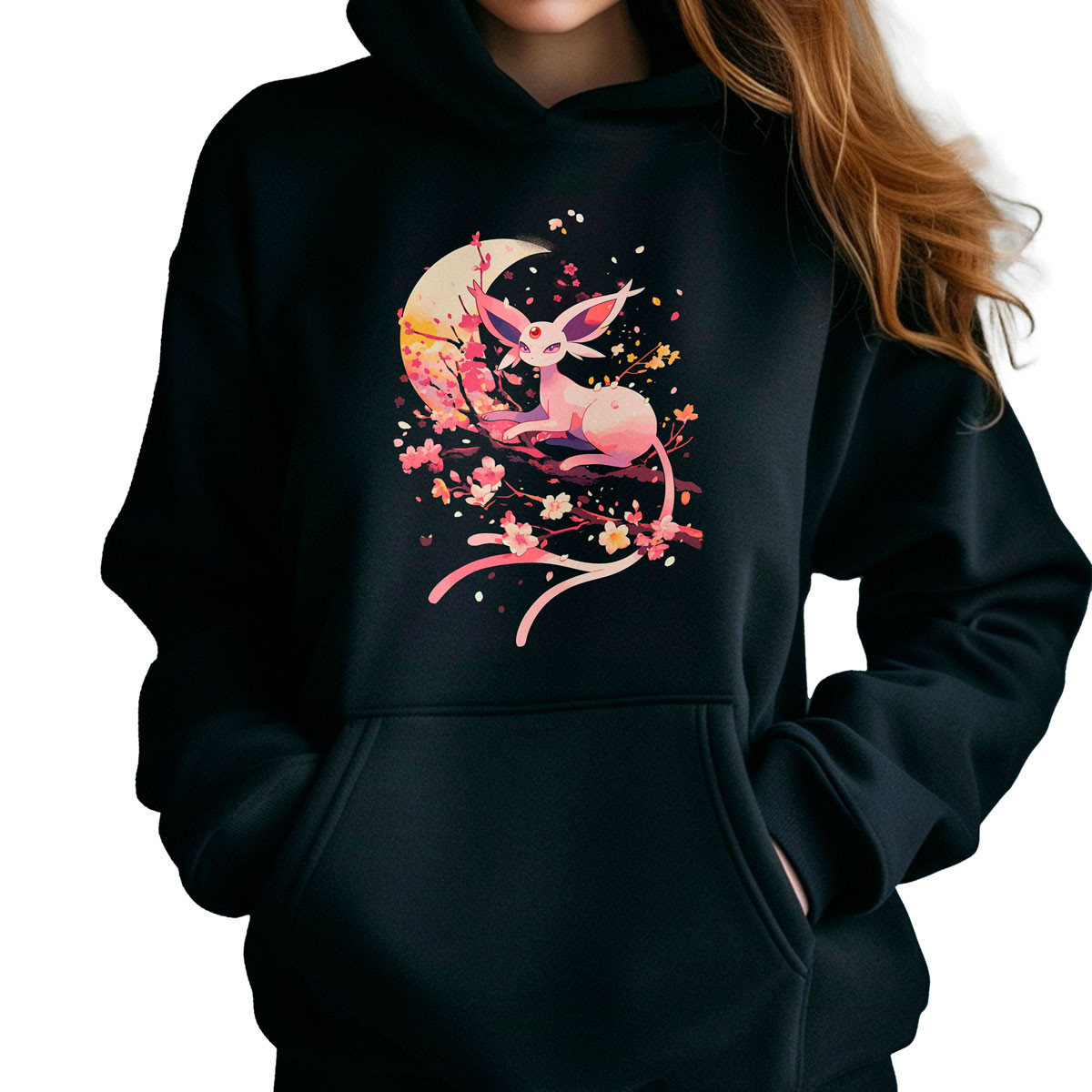 poleron-anime-espeon-en-batallas-pok-mon-con-cerezos-