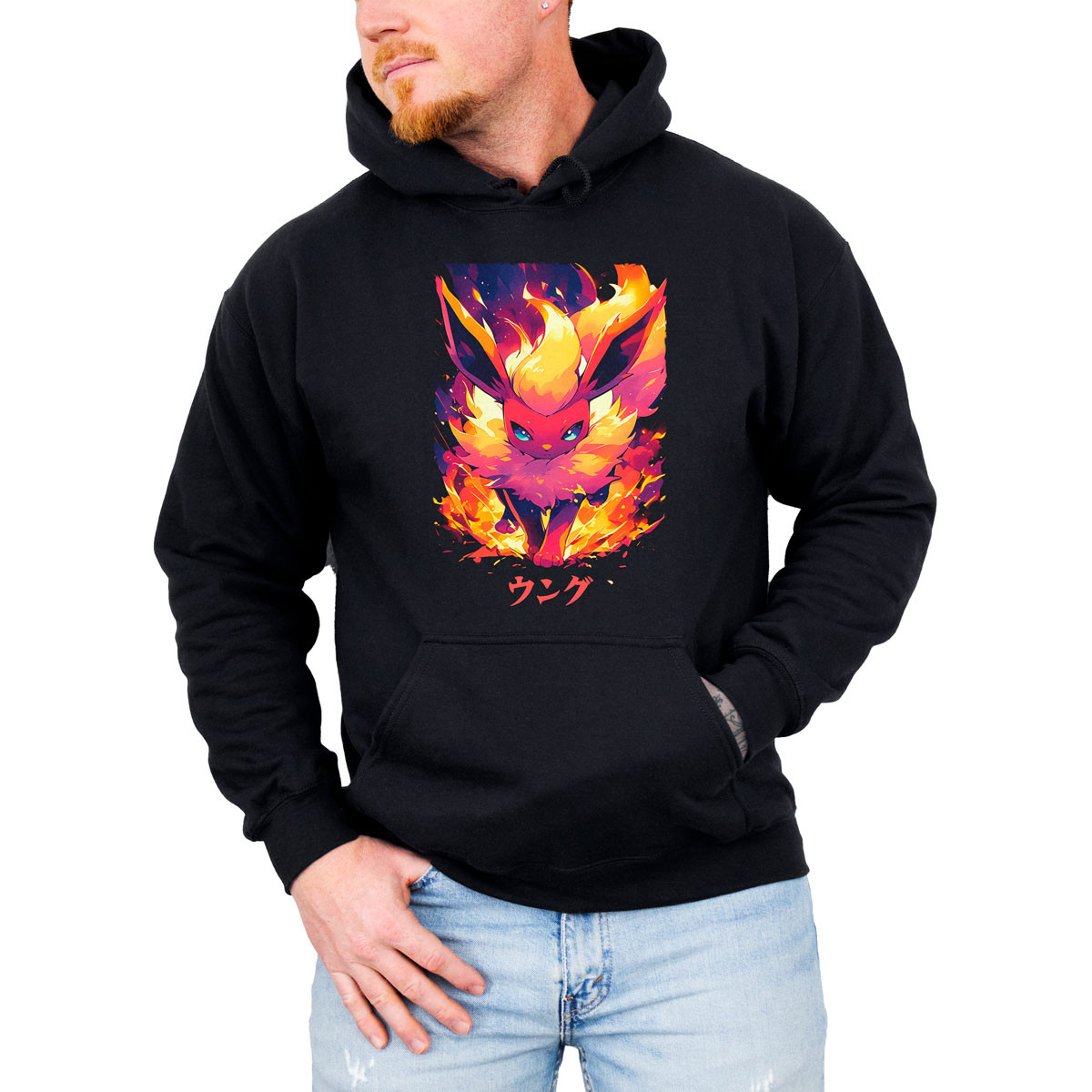 poleron-anime-flareon-fire-fang-estampada