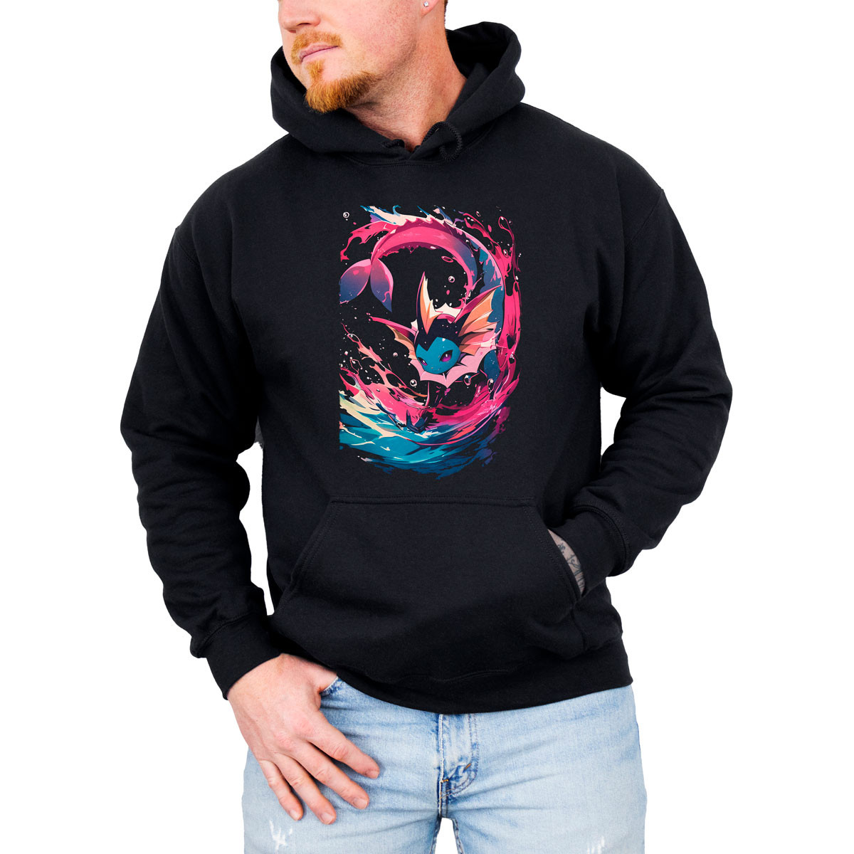 poleron-anime-hombre-estampada-frontal-vaporeon-water-pulse