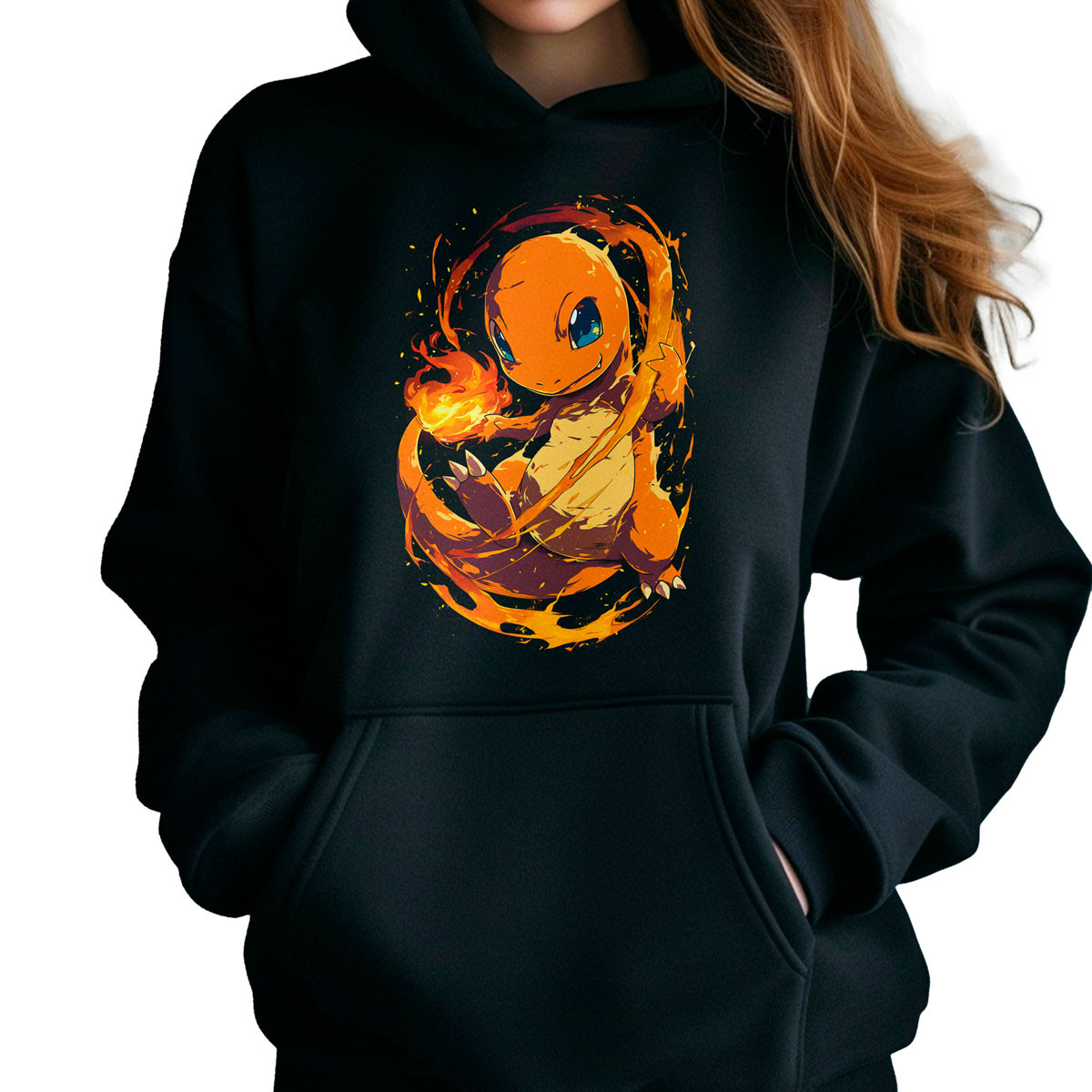 poleron-anime-mujer-charmander-glowing-pok-dex