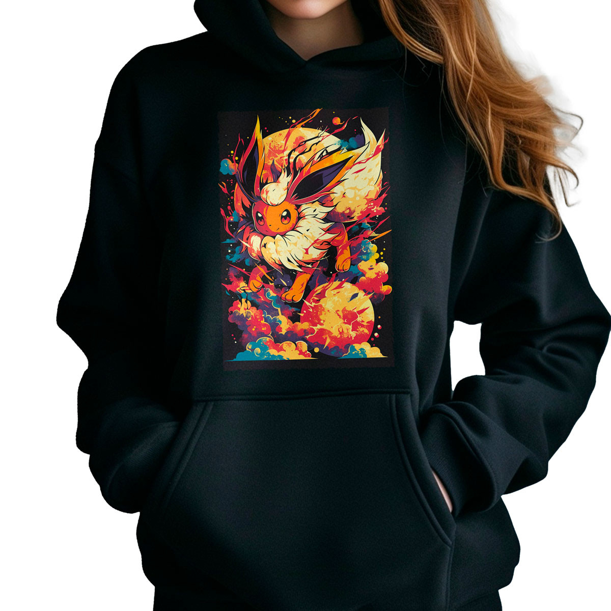 poleron-anime-mujer-eevee-full-power-pokemon-anime