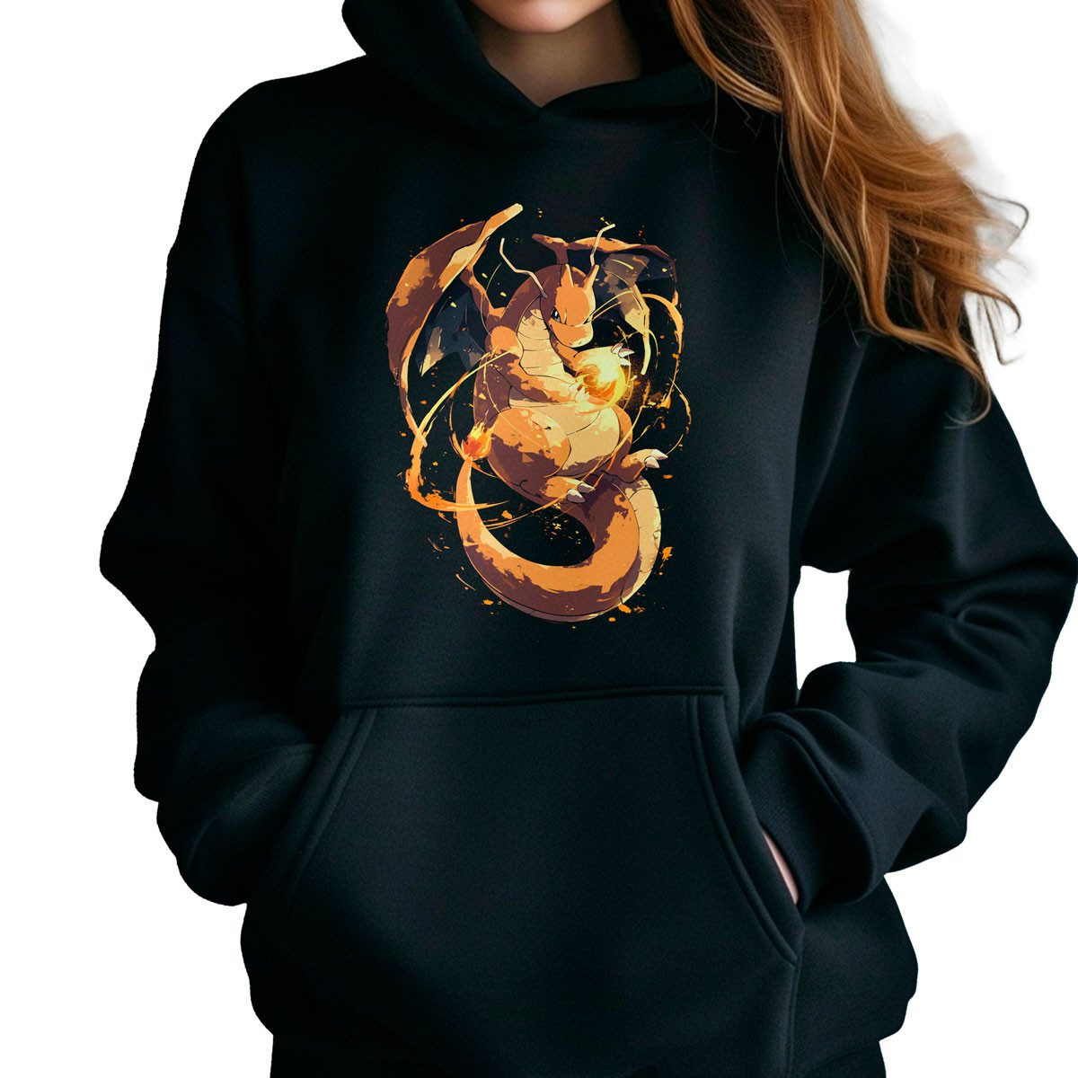 poleron-anime-mujer-estampada-dragonite-brillante
