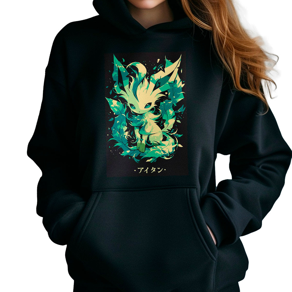 poleron-anime-mujer-estampada-leafeon-pok-mon-batallas