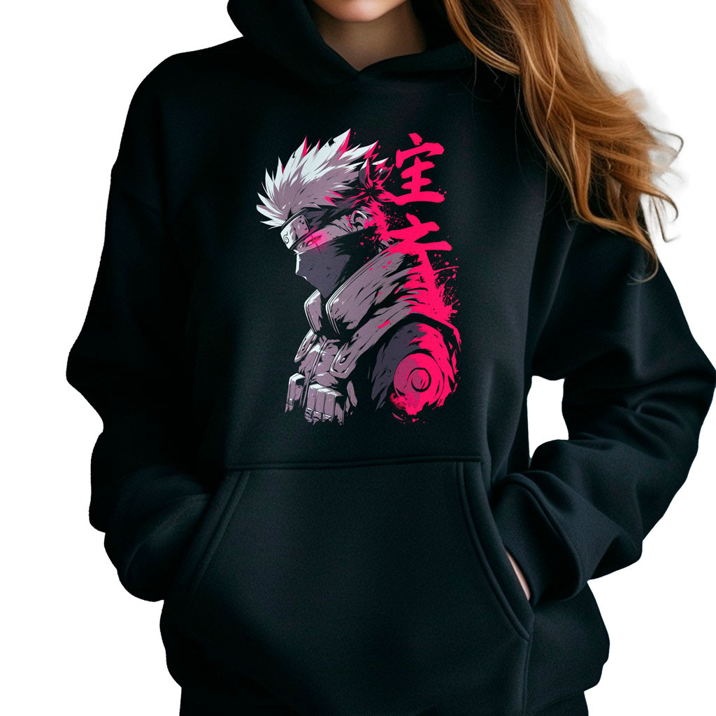 poleron-anime-mujer-estampada-taijutsu-con-kakashi-hatake