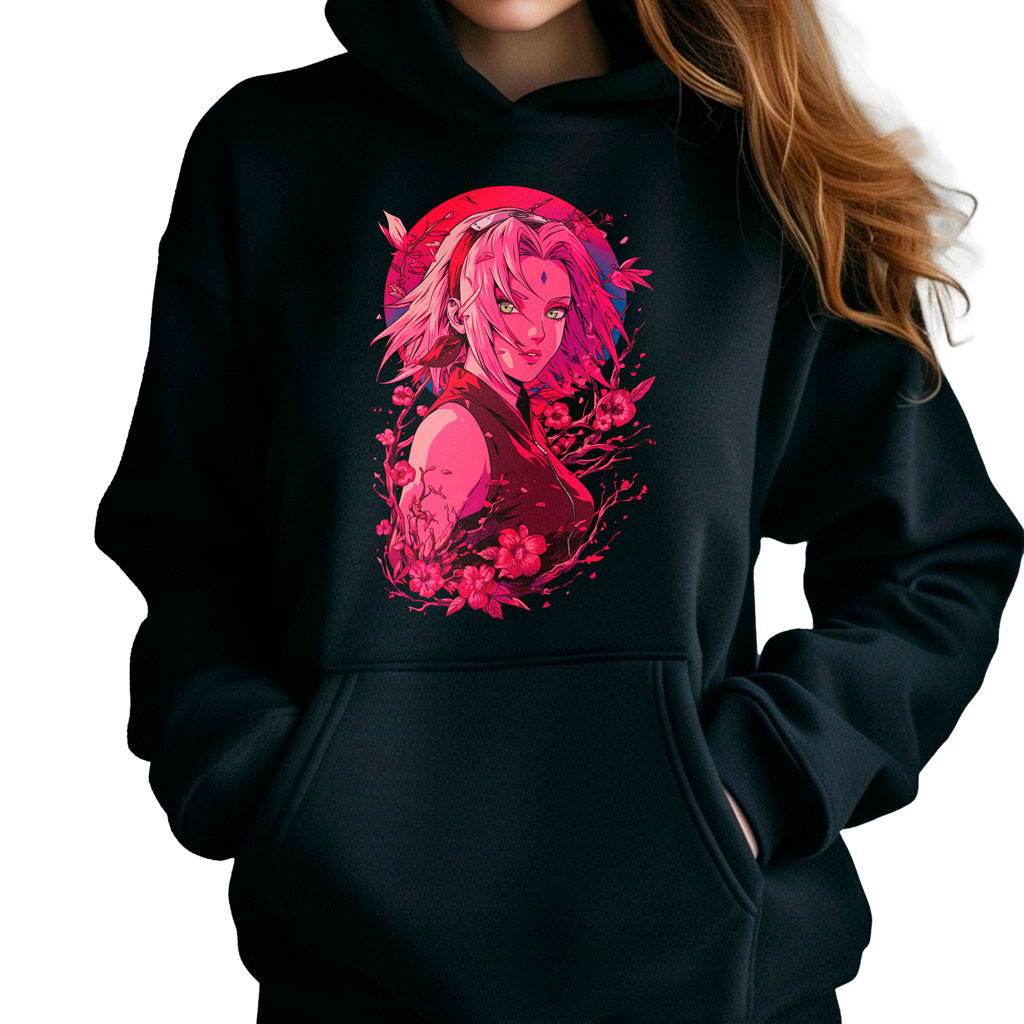 poleron-anime-mujer-estampada-taijutsu-sakura-haruno