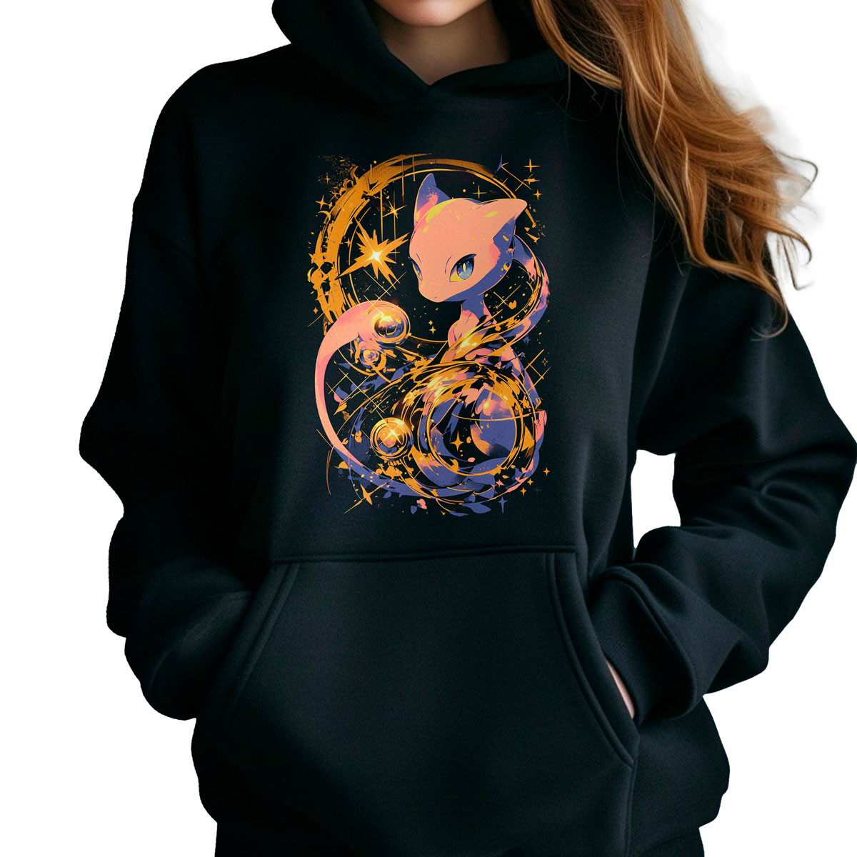 poleron-anime-mujer-mew-shiny-anime-black-background