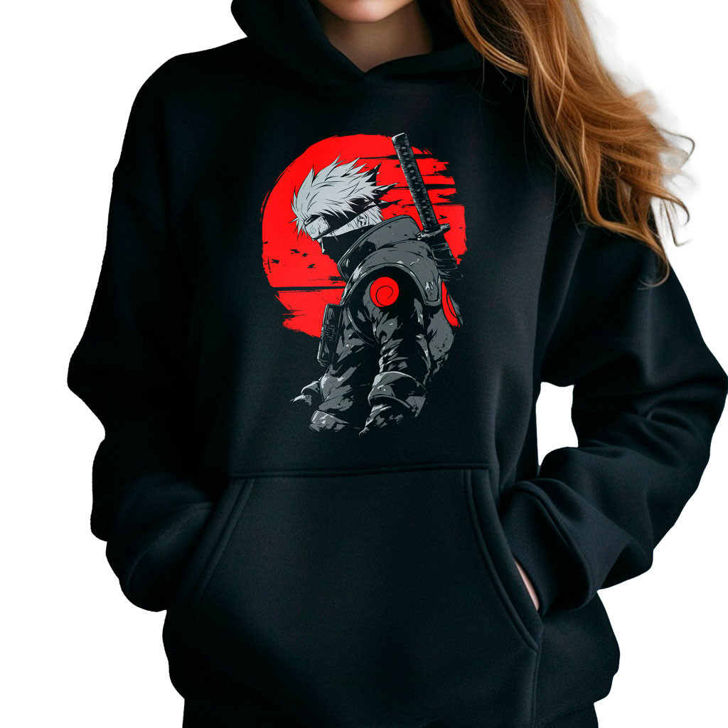 poleron-anime-mujer-negro-kunai-kakashi-hatake-jutsu-naruto