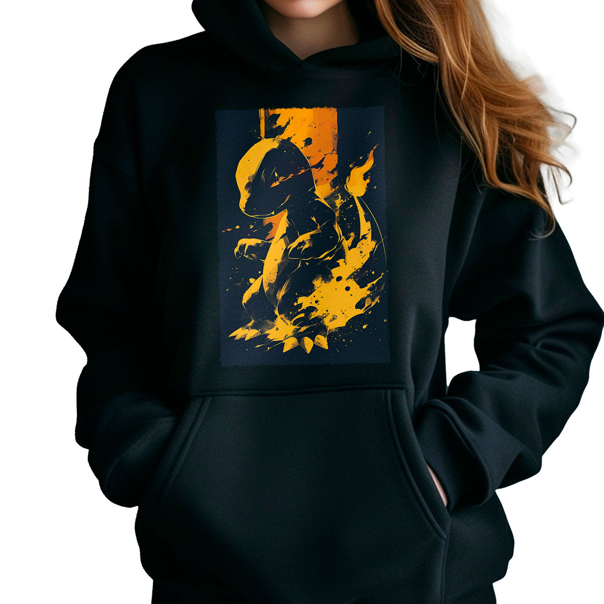 poleron-anime-mujer-silueta-charmander-pok-mon