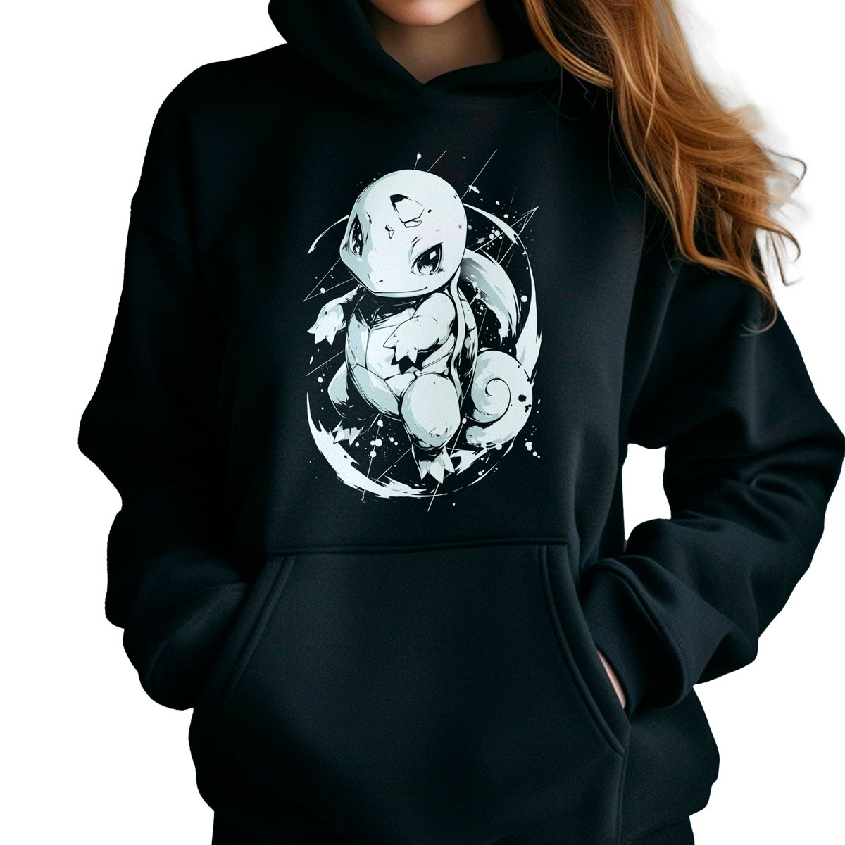 poleron-anime-mujer-squirtle-sketch-pokemon-negro