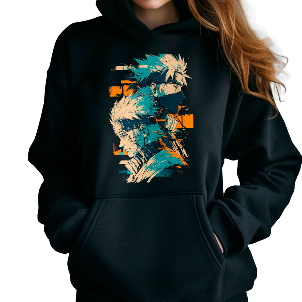 poleron-anime-mujer-suave-taijutsu-kakashi-hatake-naruto-uzumaki