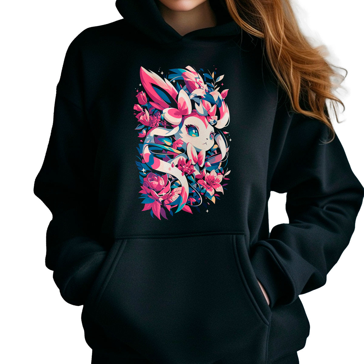 poleron-anime-mujer-sylveon-pink-flowers-pok-mon-33
