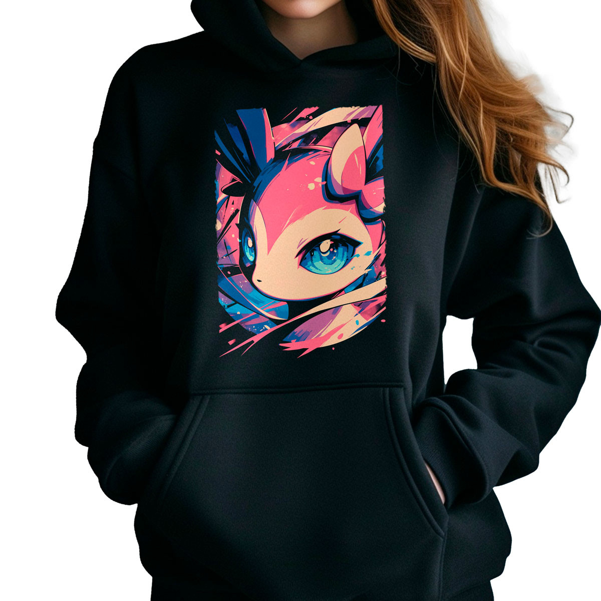 poleron-anime-mujer-sylveon-pokemon-negro