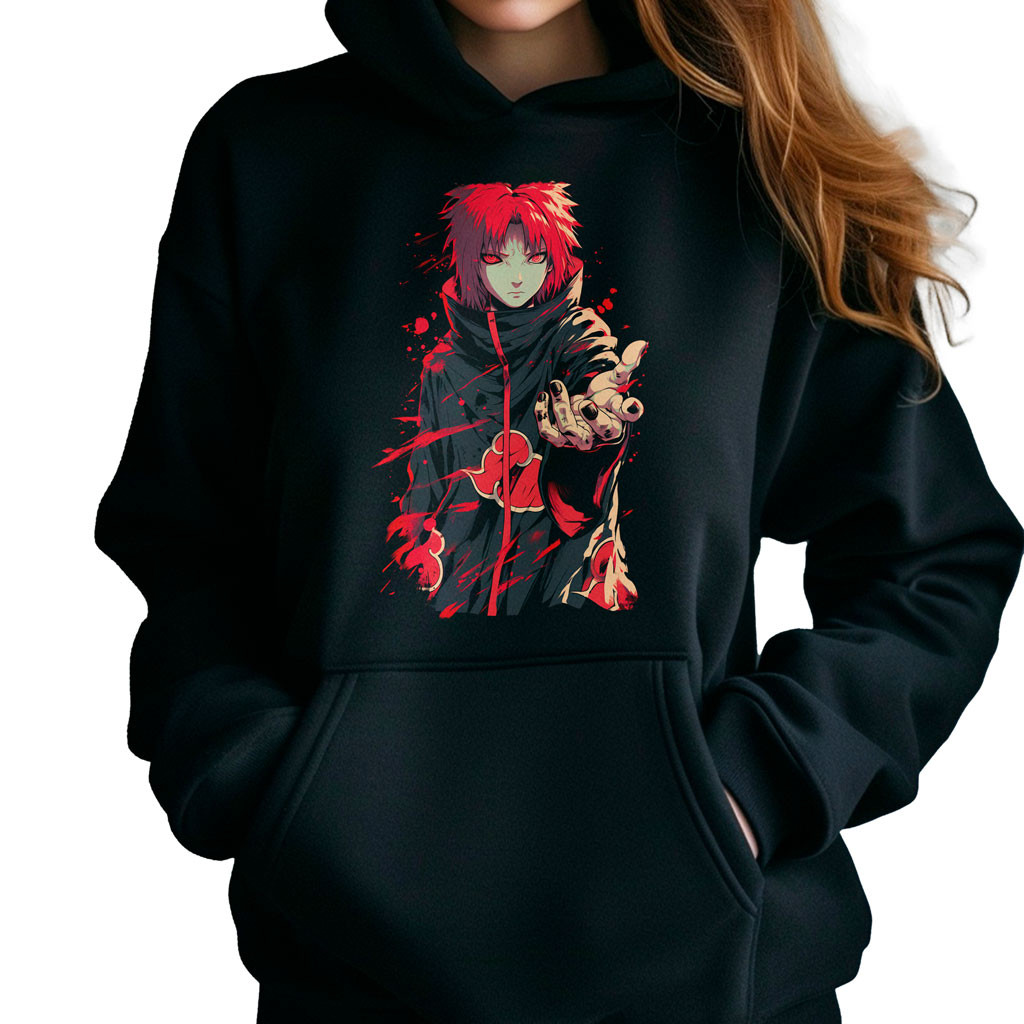 poleron-anime-negra-ninjutsu-sasori-akatsuki-naruto-shippuden