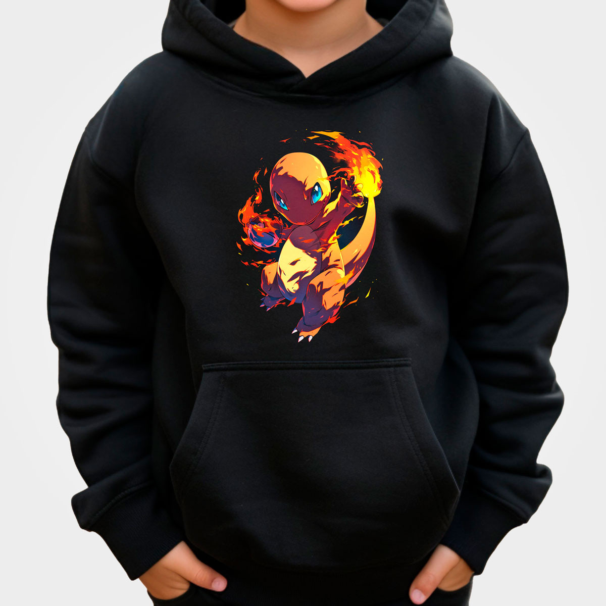 poleron-anime-negra-shiny-charmander-pokemon