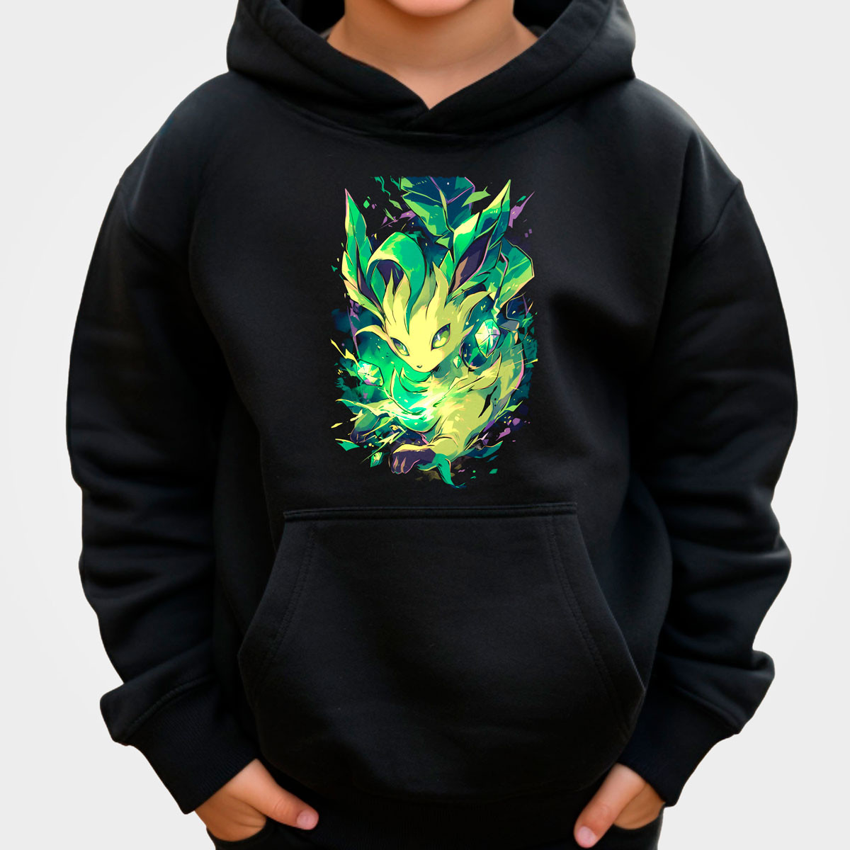 poleron-anime-negro-leafeon-shiny-batallas-pok-mon